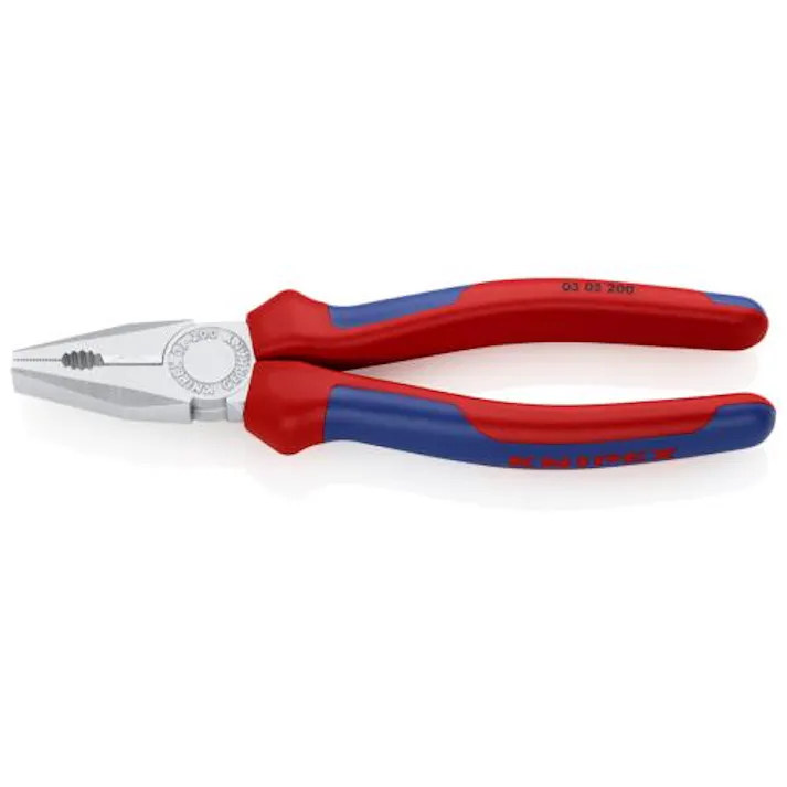 KNIPEX(クニペックス) 200mm 電工ペンチ(グリップ付/メッキ) EA534KC-23 4518340781641 (CDC)【別送品】