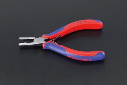 KNIPEX(クニペックス) エレクトロニクス用プライヤー(グリップ付) 130mm EA537KT-1 4518340781764【別送品】