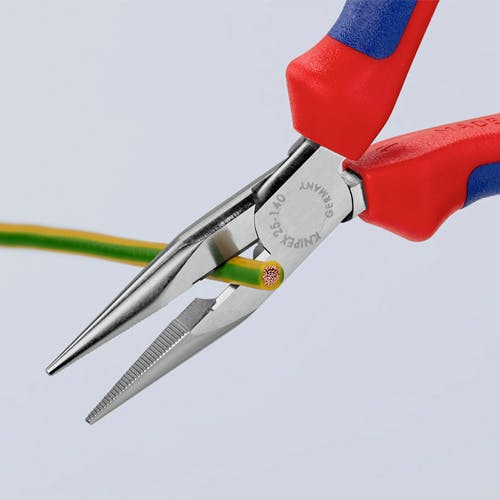 KNIPEX(クニペックス) 140mm ラジオペンチ(グリップ付/メッキ) EA537KD 