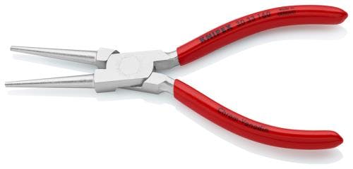 KNIPEX(クニペックス) ロングラウンドノーズプライヤー(メッキ) 160mm EA537MA-12 4518340782099【別送品】