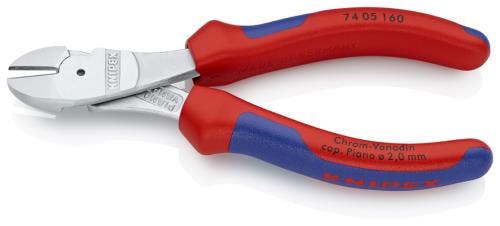 KNIPEX(クニペックス) 強力型ニッパー(グリップ付/メッキ) 160mm EA536KC-12 4518340783188【別送品】