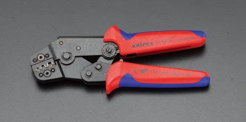 KNIPEX(クニペックス) 圧着ペンチ(差込端子用) 0.1-1.5平方ミリメートル EA538KH-1 4518340783263【別送品】