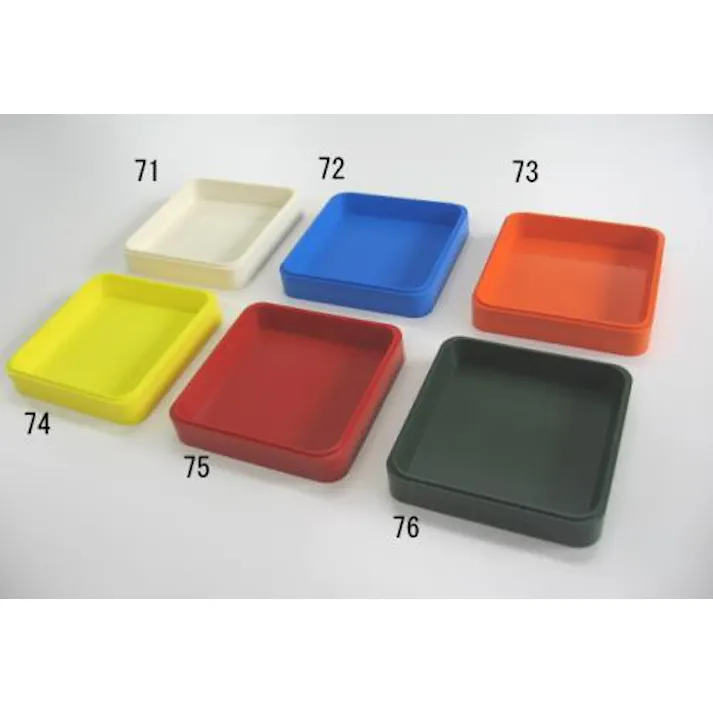 ESCO 70x70mm/青 角・パーツトレー EA519WA-72 4518340799875(CDC)【別送品】