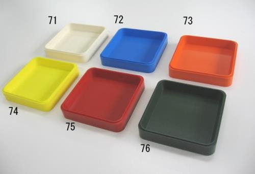 パーツトレー 70x70mm/赤角EA519WA-75 4518340799905【別送品】