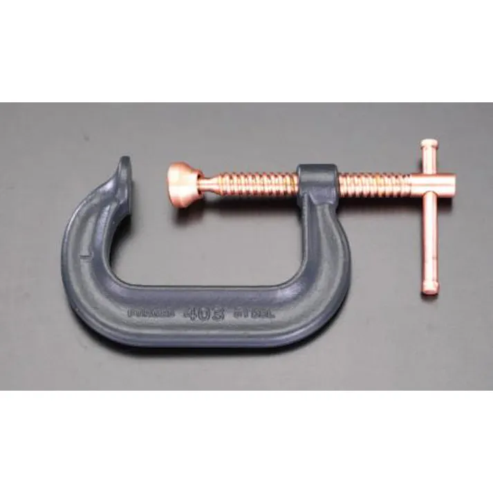 ESCO 0-206mm/125mm シャコ万力(銅メッキスクリュー) EA526WK-200 4518340828360(CDC)【別送品】
