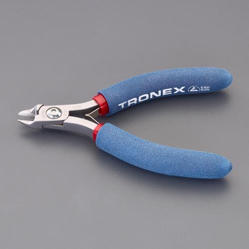 精密用ニッパー(セミフラッシュ/ESD) 120mm EA535TC-1 4518340853126【別送品】