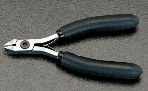 精密用ニッパー(セミフラッシュ/ESD) 140mm EA535TH-1 4518340853171【別送品】