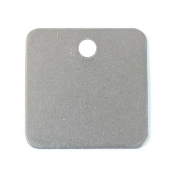 タグブランク(アルミ 角/10枚) 32x32mm EA591HC-2 4518340870307【別送品】