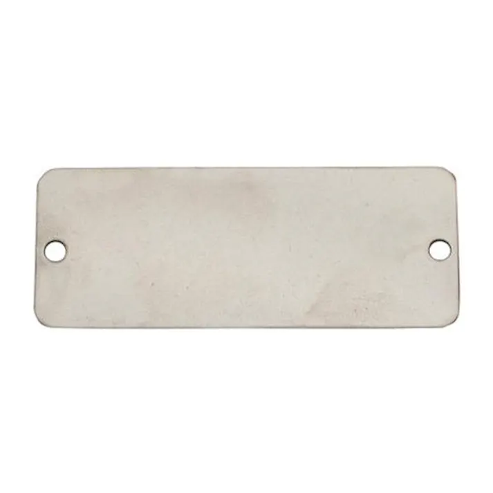 ESCO 16x64mm タグブランク(アルミ 長四角/10枚) EA591HD-2 4518340870420(CDC)【別送品】