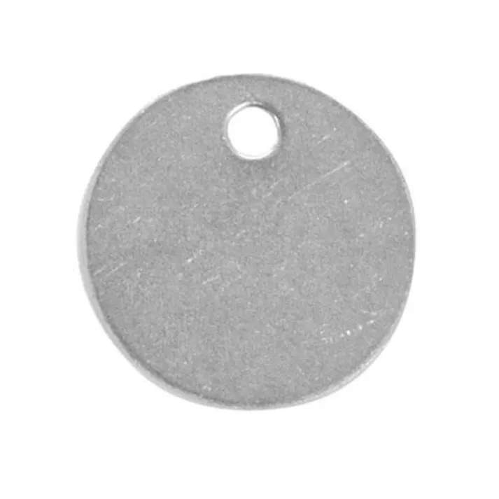 ESCO 35mm タグブランク(ステンレス 丸/10枚) EA591HG-24 4518340871014(CDC)【別送品】