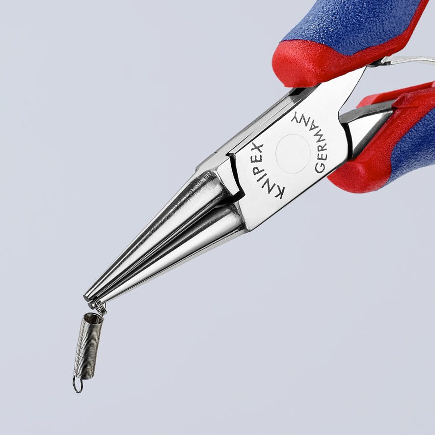 KNIPEX(クニペックス) 115mm 精密用プライヤー(グリップ･バネ付/丸) EA537KR-3 4518340873315【別送品】