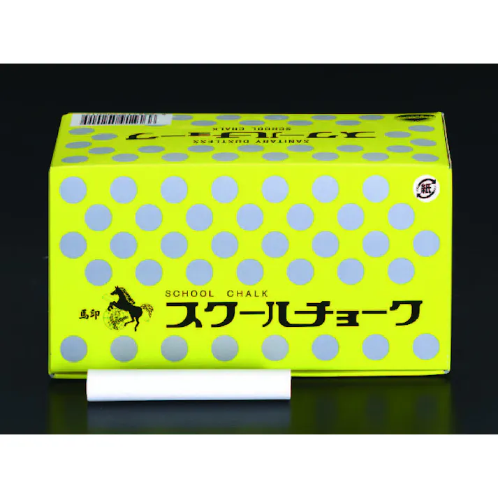 スクールチョーク(白/100本) EA581E-11 4518340881778【別送品】