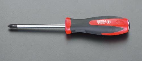 ESCOオリジナル ドライバー(貫通柄) [+] #1x75mm EA557DF-1 4518340891425【別送品】