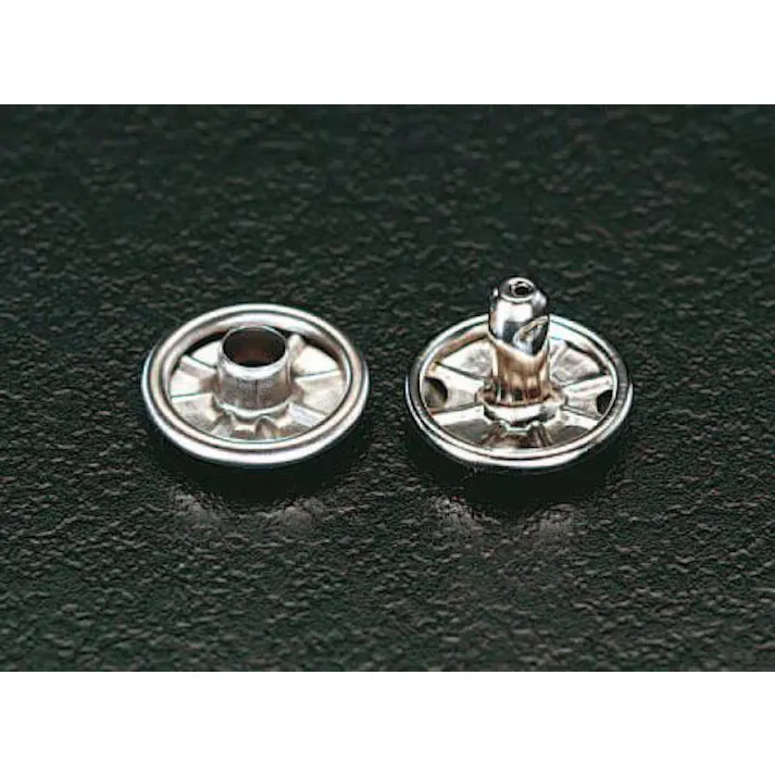 ESCO 9mm カシメピン(鉄ニッケルメッキ/100組) EA576MV-1 4518340893252(CDC)【別送品】