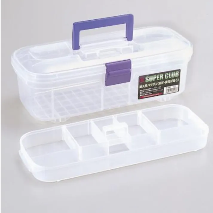 リングスター 工具箱(中皿付/クリアー) 347x167x119mm EA505AB-11 4518340894952【別送品】