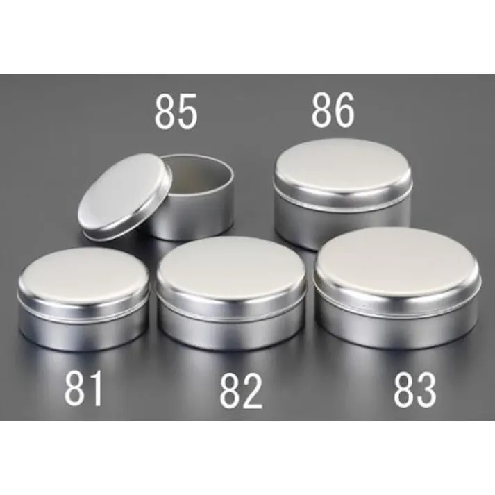 容器(スチール製) φ75x37mm EA508SC-85 4548745018134【別送品】