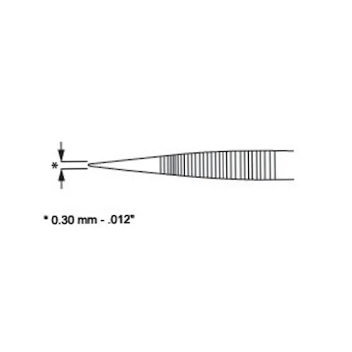 精密用ピンセット(ステンレス製) 80mm/MAC EA595AK-131 4548745024371【別送品】