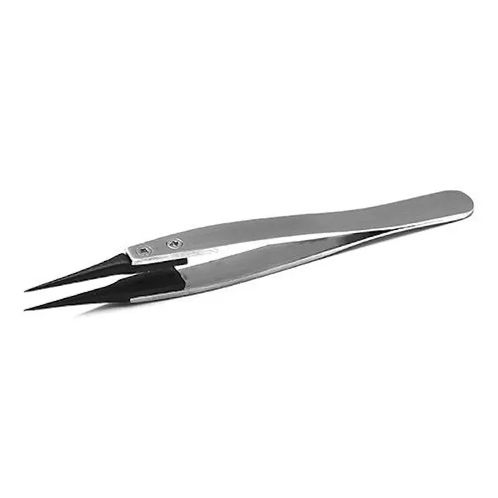 ESCO 120mm 精密用ピンセット(ステンレス製 ESD) EA595AR-15 4548745024883(CDC)【別送品】