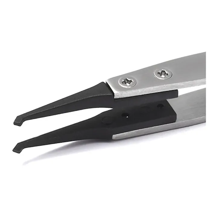 精密用ピンセット(ステンレス製 ESD) 105mm EA595AR-10 4548745025217【別送品】