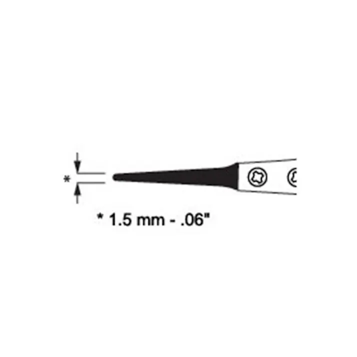 精密用ピンセット(ステンレス製 ESD) 110mm EA595AR-22 4548745025477【別送品】