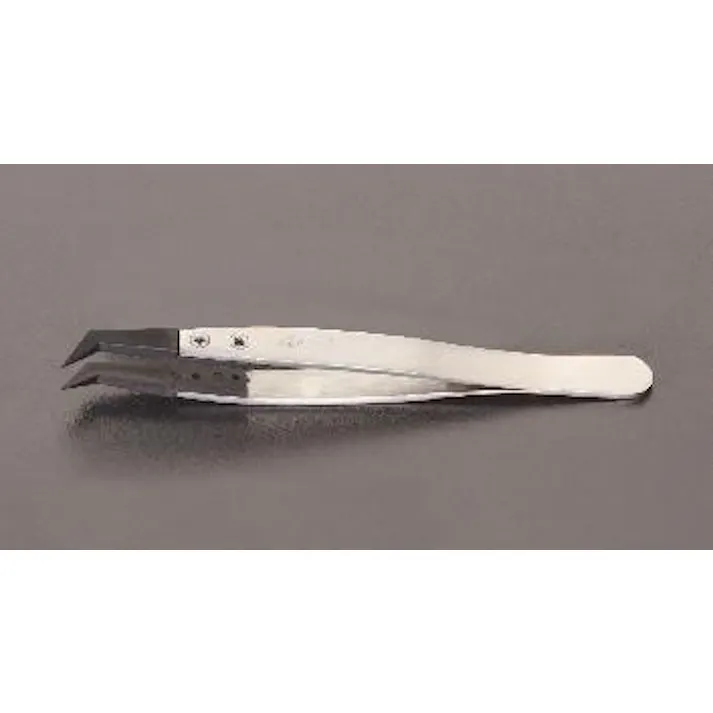 ESCO 120mm 精密用ピンセット(ステンレス製 ESD) EA595AR-27 4548745025736(CDC)【別送品】