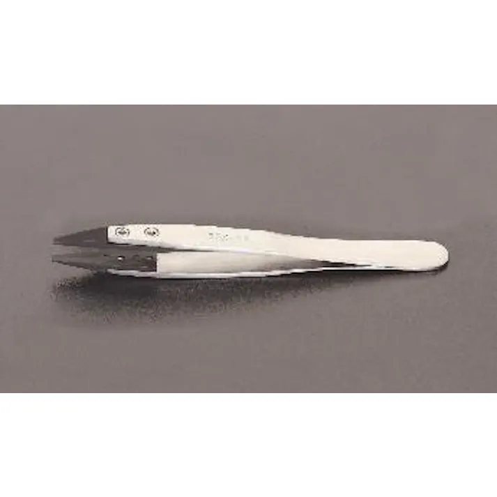精密用ピンセット(ステンレス製 ESD) 115mm EA595AR-34 4548745026009【別送品】