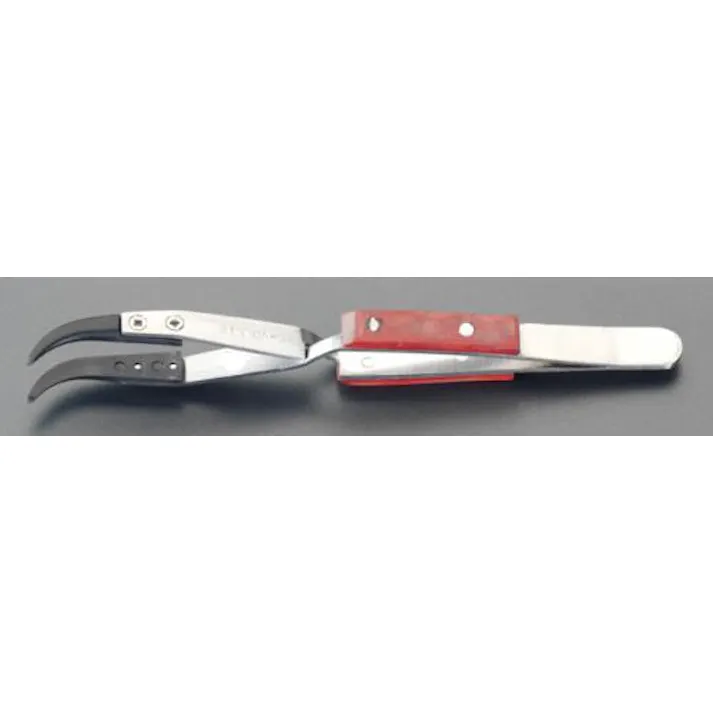 ESCO 150mm 精密逆作用ピンセット(ステンレス製 ESD) EA595AR-38 4548745026306(CDC)【別送品】