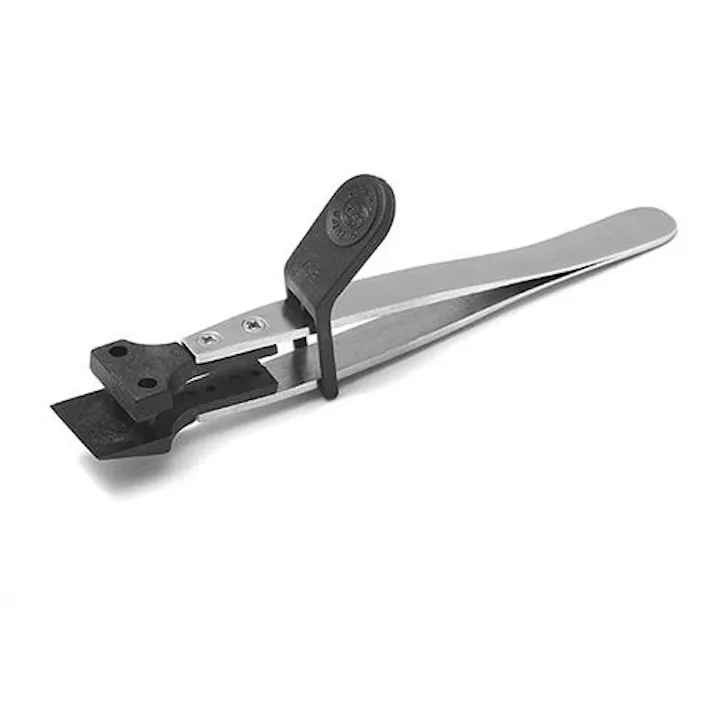 WAFERピンセット(ステンレス製 ESD) 115mm EA595AR-51 4548745026344【別送品】