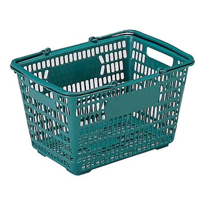 三甲(サンコー) バスケット(緑/2個) 406x299x243mm/16.8L EA506AB-51 4548745057454【別送品】