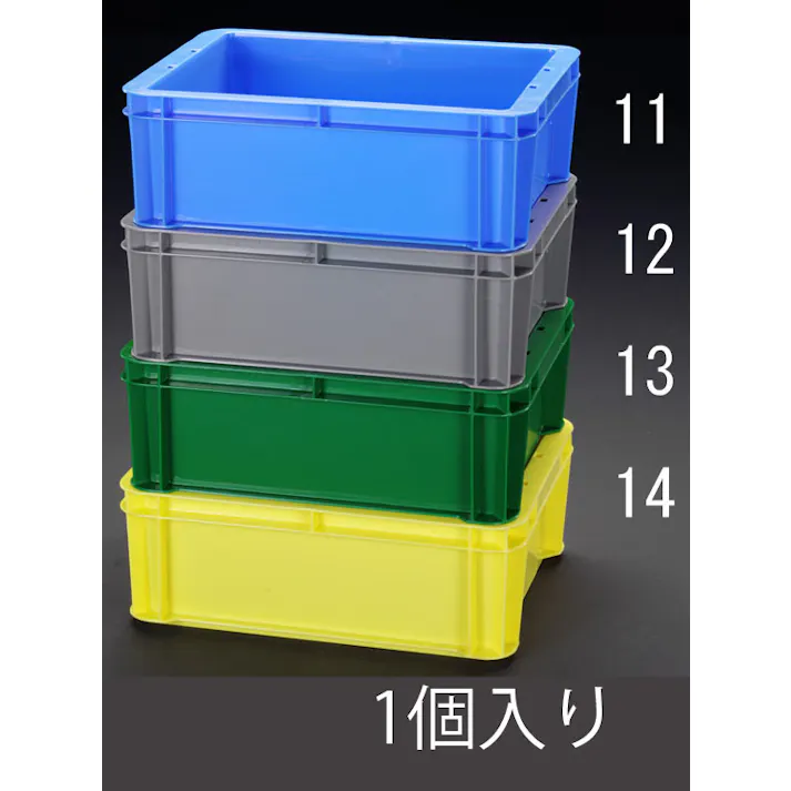 三甲(サンコー) コンテナ(ブルー) 361x272x126mm/8.8L EA506AF-11 4548745057768【別送品】