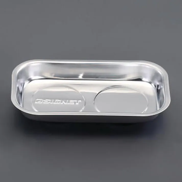 SIGNET(シグネット) 240x140x40mm マグネットトレー(ステンレス製) EA508SM-2 4548745070828(CDC)【別送品】