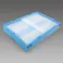 折畳コンテナ(青) 530x366x320mm/50L EA506AH-12 4548745089141【別送品】