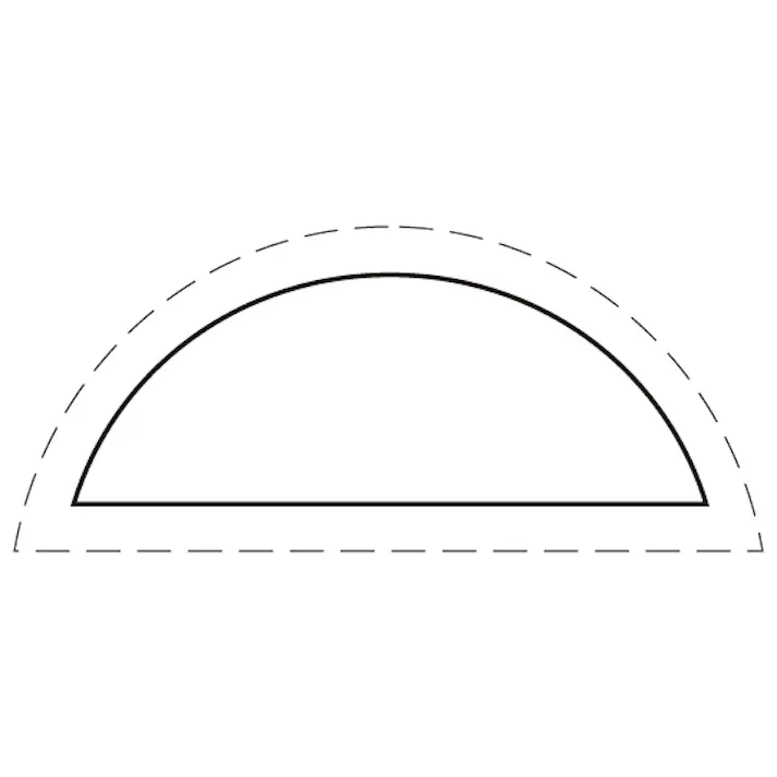精密やすり(半丸/極油目) 160mm EA521VX-12D 4548745174106【別送品】