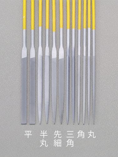 精密やすり(角・チタンコート/荒目) 180mm EA521VE-5A 4548745177732【別送品】
