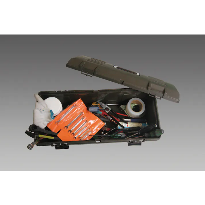 ESCOオリジナル 工具箱(両開式/OD色) 697x330x250mm EA505K-690D 4548745341829【別送品】