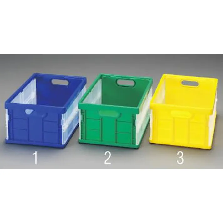 ナカバヤシ 350x250x170mm/11.8L 折畳コンテナ(緑) EA506AJ-2 4548745342376(CDC)【別送品】