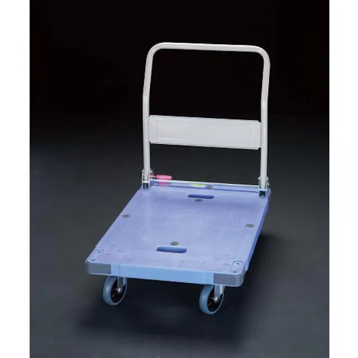 ナンシン 運搬車(足踏みブレーキ付) 900x600mm/300kg EA520B-43 4548745343991【別送品】