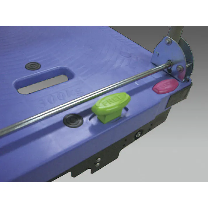 ナンシン 運搬車(足踏みブレーキ付) 900x600mm/300kg EA520B-43 4548745343991【別送品】