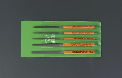 やすり(5種・5本組/中目) 170mm EA521TA-5A 4548745345322【別送品】