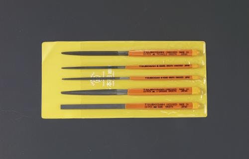 やすり(5種・5本組/細目) 200mm EA521TA-5G 4548745345384【別送品】