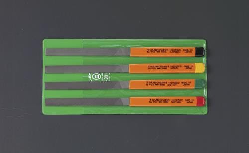 やすり(平・4本組/粗・中・細・油目) 215mm EA521TN-1 4548745345483【別送品】