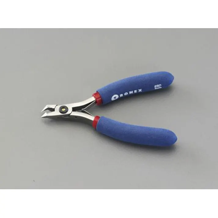 精密用ニッパー(フラッシュ/ピアノ線用/ESD) 120mm EA535TZ-11 4548745348125【別送品】