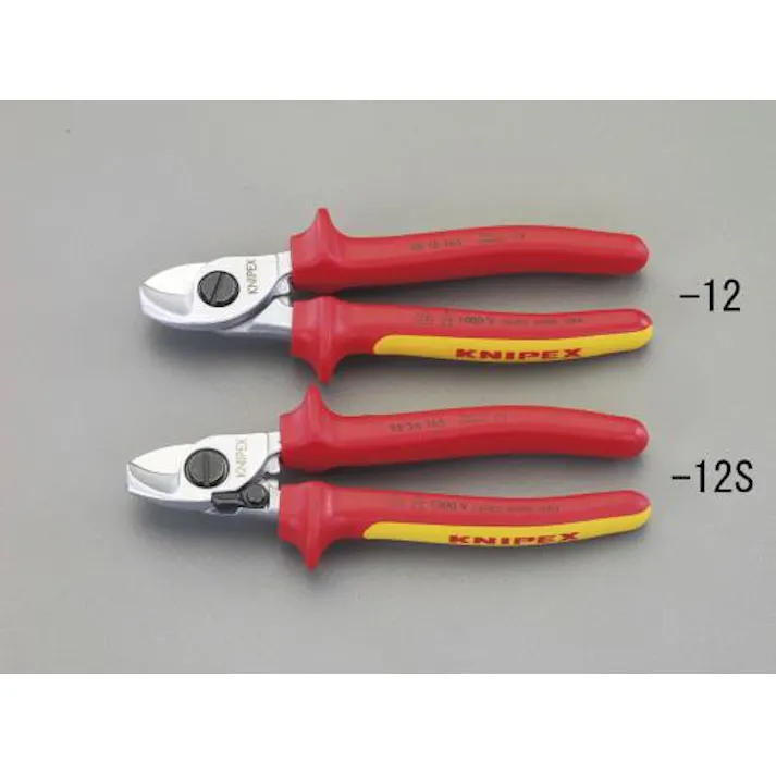 KNIPEX(クニペックス) ケーブルカッター(絶縁・バネ付) φ15mm/165mm EA585KB-12S 4548745352061【別送品】