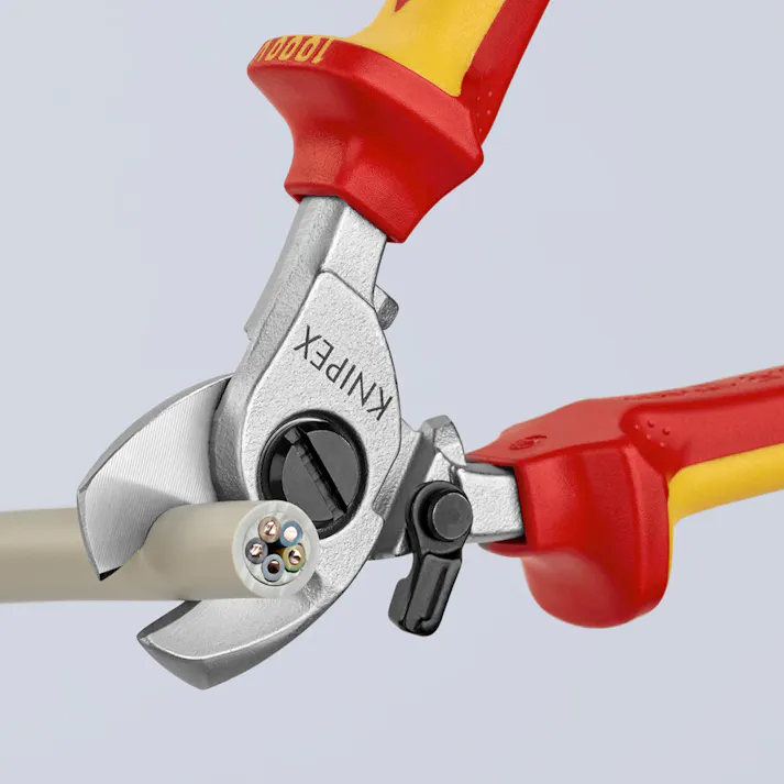 KNIPEX(クニペックス) ケーブルカッター(絶縁・バネ付) φ15mm/165mm EA585KB-12S 4548745352061【別送品】