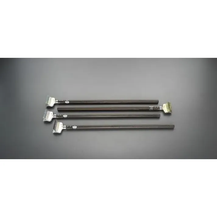 ESCO 100mm/1000mm スクレーパー(ブラシ付/4本) EA524LB-11A 4548745477801(CDC)【別送品】