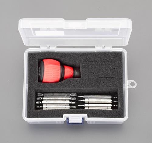 ESCOオリジナル ドライバーセット(ショートグリップ) [Hexlobe] T7-T30 EA564AL-33 4548745489538【別送品】