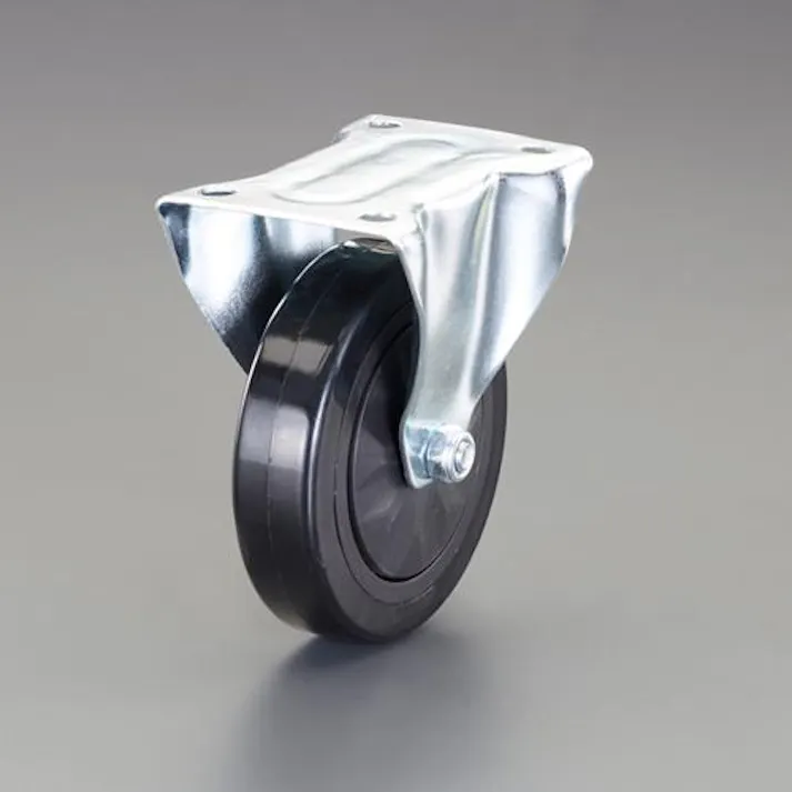 ESCO 125mm 固定金具キャスター(EA520BK-2用) EA520BK-102A 4548745529630(CDC)【別送品】