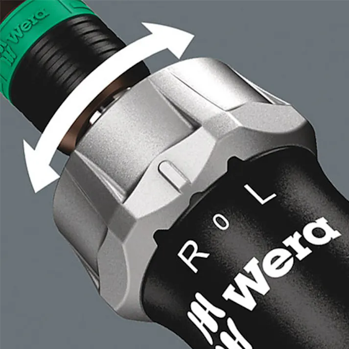 Wera ドライバーハンドル(ラチェット) 1/4”Hex/142mm EA560WB-13 4548745547955【別送品】