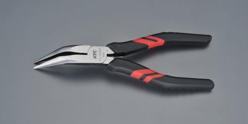 京都機械工具(KTC) 先曲ラジオペンチ(60゜) 181mm EA537EL-200B 4548745569353【別送品】