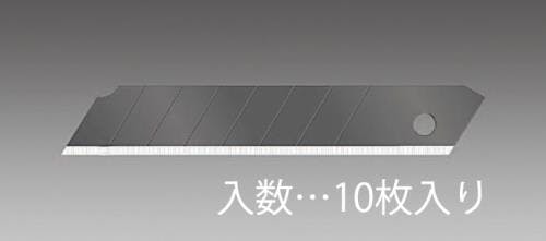 TJMデザイン(TaJIma) 100x18x0.5mm カッターナイフ替刃(10枚) EA589AT 